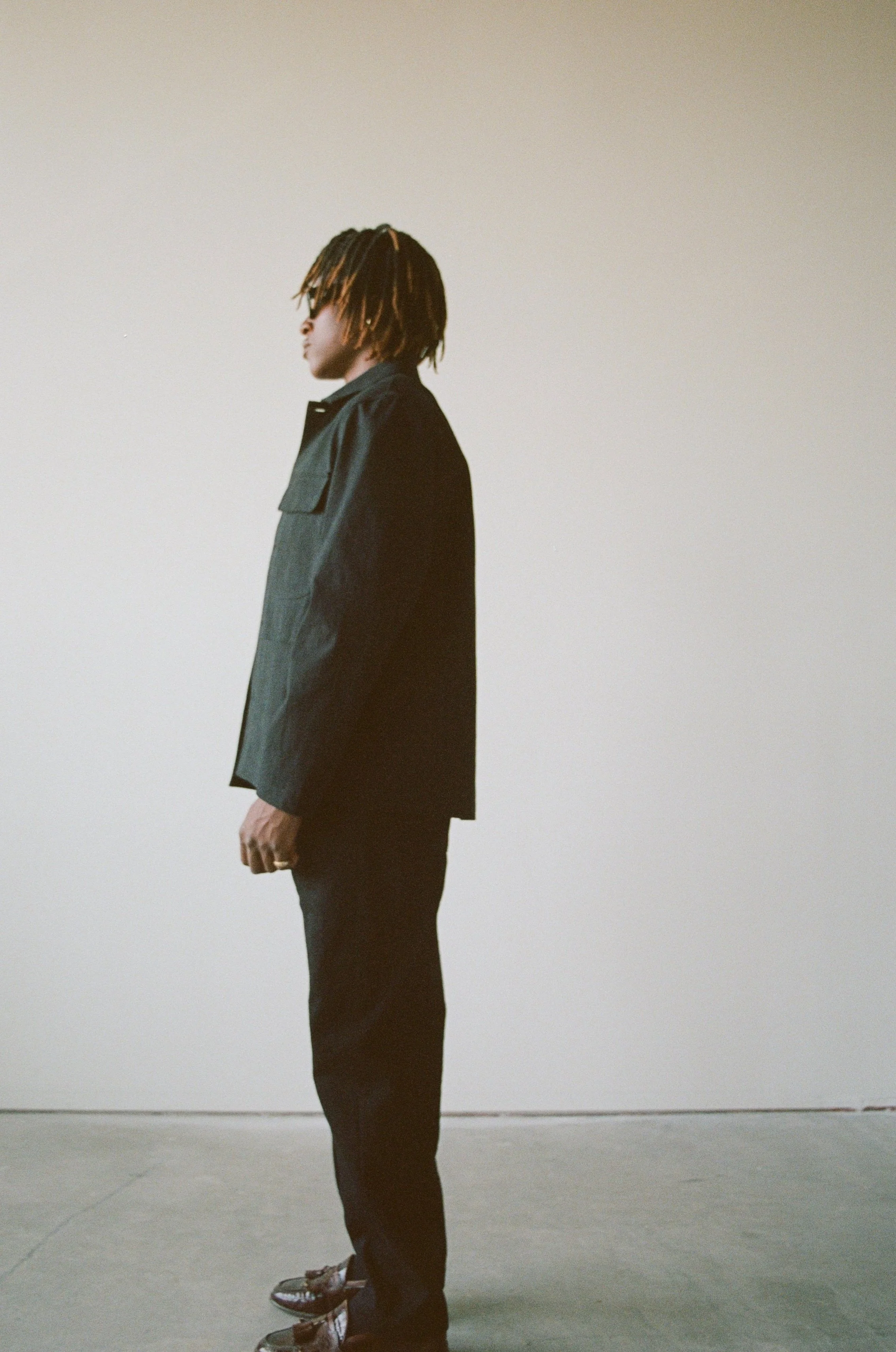 CULLNI Pleated Denim Jacket ブラック　ブルゾン CULLNI Pleated Denim Jacket ブラック ブルゾン